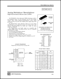 IN74HC4053DW Datasheet