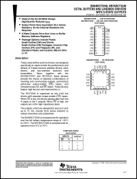 SN74BCT2240DBLE Datasheet