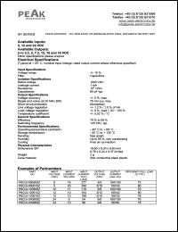 P6CUI-120505Z Datasheet