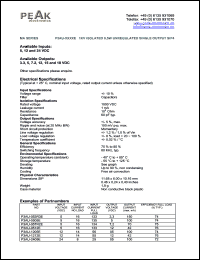 P3AU-1205E Datasheet