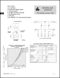 DA0035 Datasheet