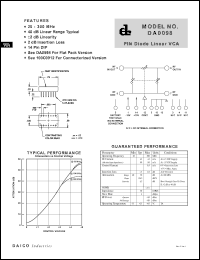 DA0098 Datasheet