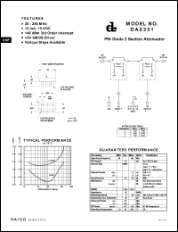 DA0351 Datasheet