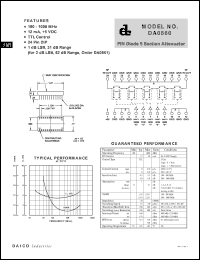 DA0660 Datasheet