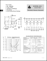 DA0760 Datasheet