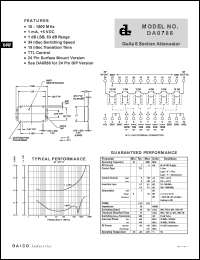 DA0786 Datasheet