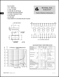 DA0857 Datasheet