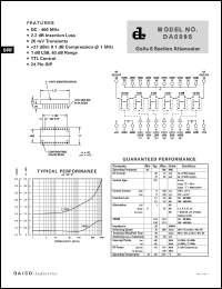 DA0996 Datasheet