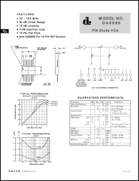 DA0998 Datasheet