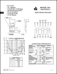 DAT38031 Datasheet