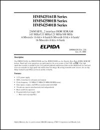HB5425161BTT-10 Datasheet