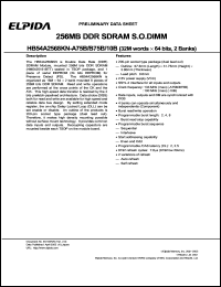 HB54R5128KN-A75B Datasheet