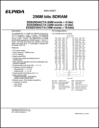 EDS2516ACTA-75 Datasheet