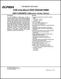 EBD11UD8ABFB-7A Datasheet