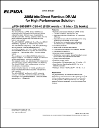 PD488588FF-C80-40-DH1 Datasheet