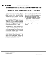MC-4R256FKK8K-840 Datasheet