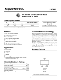 2N7002 Datasheet