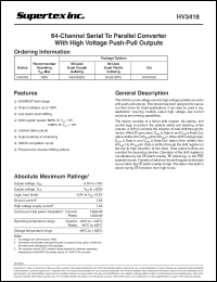 HV3418DG Datasheet