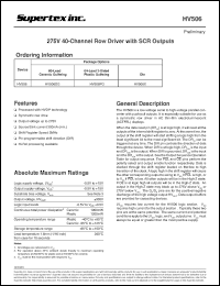 HV506X Datasheet
