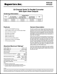 HV5222PG Datasheet