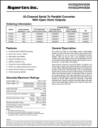 HV5622PJ Datasheet