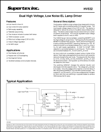 HV832X Datasheet