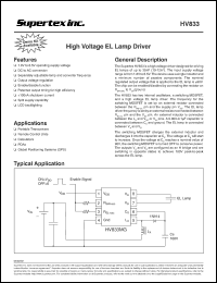HV833X Datasheet