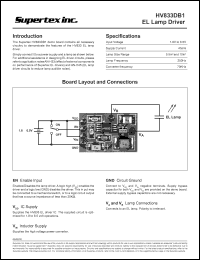 HV833DB1 Datasheet