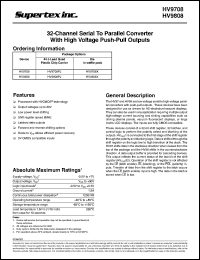 HV9808PJ Datasheet