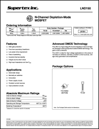 LND150ND Datasheet