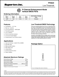TP0606N3 Datasheet