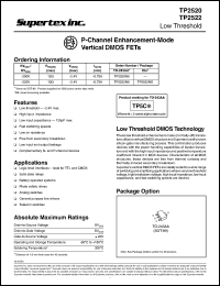 TP2540N3 Datasheet
