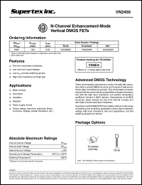 VN2450N8 Datasheet