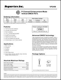 VP2450N3 Datasheet