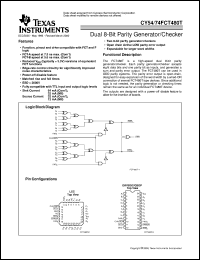 CY74FCT480BTQCT Datasheet