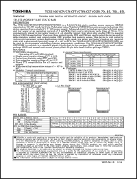 TC551001CP-85 Datasheet