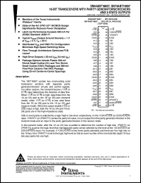 SN74ABT16652DLR Datasheet