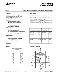 ICL232lBE Datasheet