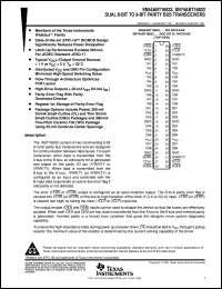 SN74ABT16833DGGR Datasheet