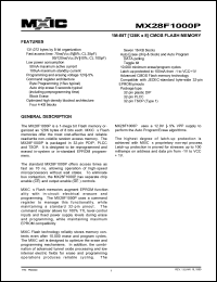 MX28F1000PPI-70 Datasheet