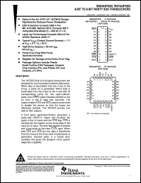 SN74ABT833DWR Datasheet