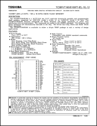 TC58FVT160-85 Datasheet