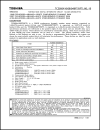 TC59S6416BFT-80 Datasheet