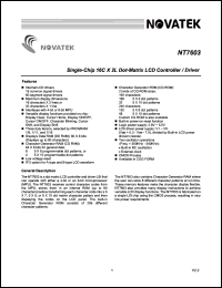 NT7603H-BDB01 Datasheet