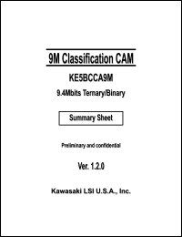 KE5BCCA9M Datasheet