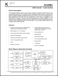 KCUSB3 Datasheet
