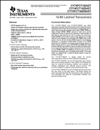 74FCT162543ATPACT Datasheet