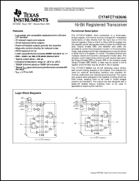 CY74FCT163646CPVCT Datasheet