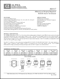 AS1117M3-3.3V Datasheet