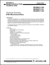 MC68HC11A1MP Datasheet